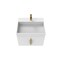 Castello Usa Amazon 24-inch White Vanity Set with White Top and Gold Handles CB-MC-24W-GLD-2056-WH - alternate 8